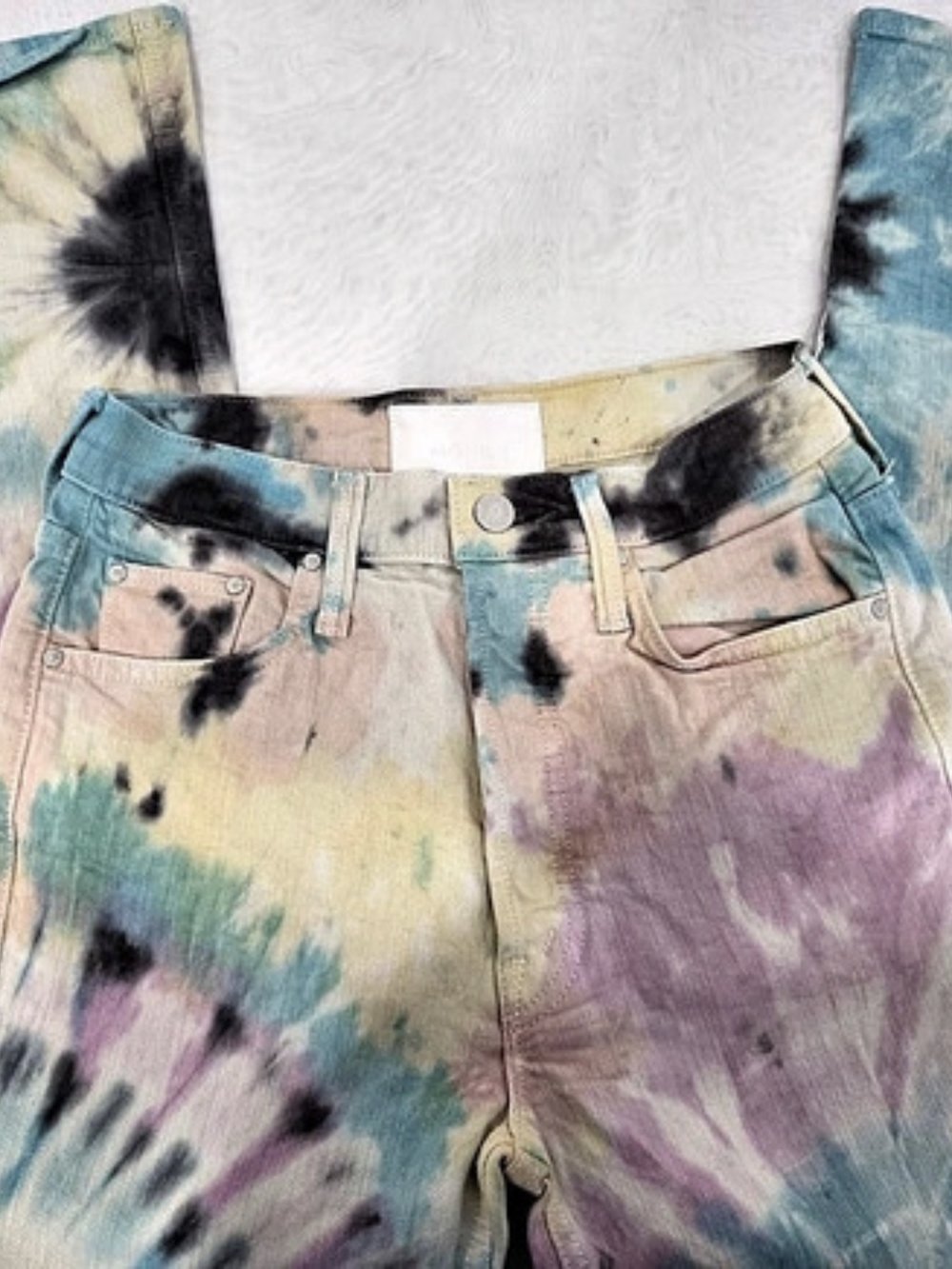 Mother Superior Tie-Dye High Rise Jeans Waist 27 Like New